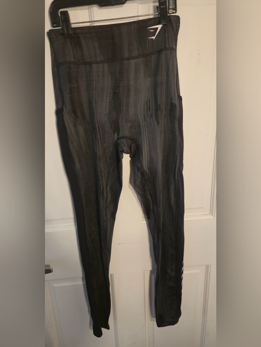 Gymshark Black Striped Performance Leggings Size  S